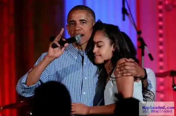 Photos: Obama Takes To Stage To Sing For Malia On Her 18th Birthday